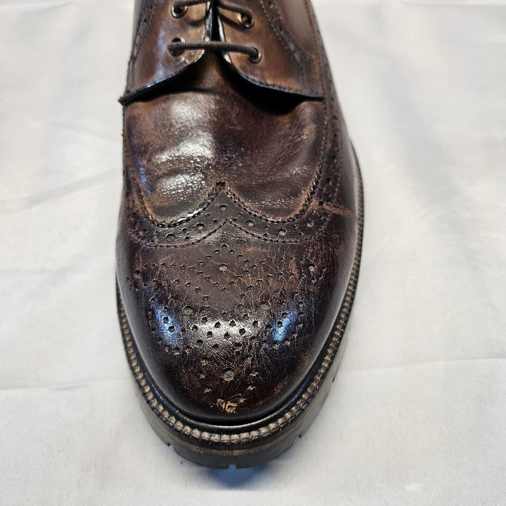 Johnston Murphy Mens XC Flex wingtip‎ Sheepskin Dress Shoe 20-5512 US Size 10 M - Picture 11 of 16